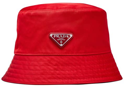 red prada bucket|prada bucket hats men's.